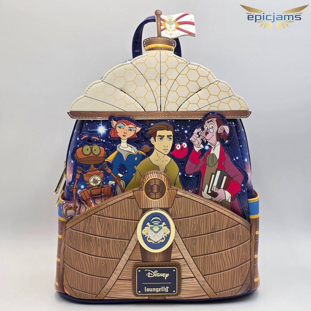 Loungefly Disney Treasure Planet RLS Legacy Mini Backpack New